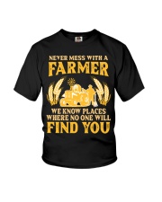 Never Mess With A Farmer Youth T-Shirt tile