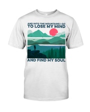 And Into The Mountains I Go Classic T-Shirt tile
