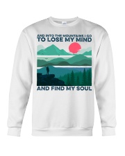 And Into The Mountains I Go Crewneck Sweatshirt tile