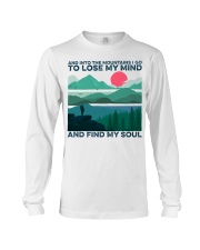 And Into The Mountains I Go Long Sleeve Tee tile