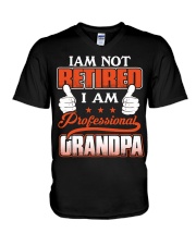 Professional Grandpa V-Neck T-Shirt tile