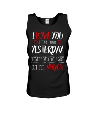 I Love You More Than Yesterday Unisex Tank tile