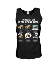 Things I Do In My Spare Time Unisex Tank tile