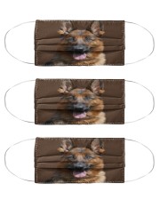 Big Face German Shepherd Cloth Face Mask - 3 Pack front