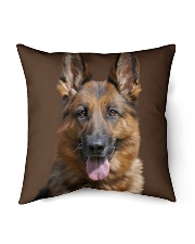 Big Face German Shepherd Indoor Pillow - 16” x 16” thumbnail