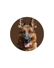 Big Face German Shepherd Circle Magnet thumbnail