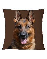 Big Face German Shepherd Square Pillowcase thumbnail