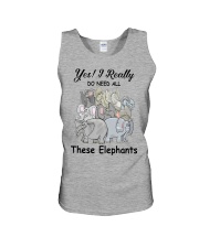 Yes - I Really Do Need All These Elephants Unisex Tank tile