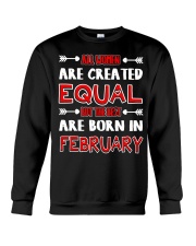 The Best Born In February Crewneck Sweatshirt tile