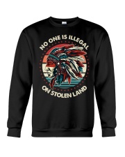 No One Is Illegal On Stolen Land Crewneck Sweatshirt tile