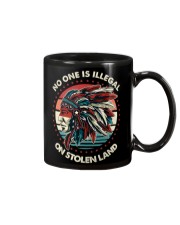 No One Is Illegal On Stolen Land Mug tile
