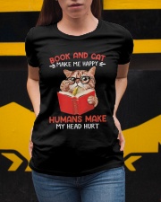 Book And Cat Make Me Happy Ladies T-Shirt apparel-ladies-t-shirt-lifestyle-04