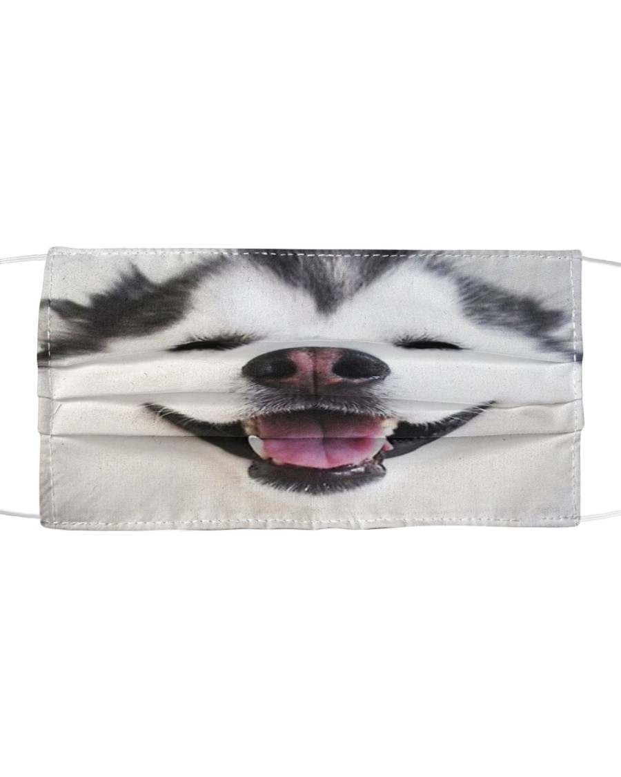 Big Face Husky Cloth face mask