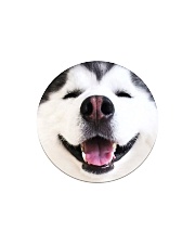 Big Face Husky Circle Magnet thumbnail
