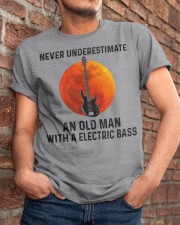 Never Underestimate An Old Man With A ElectricBass Classic T-Shirt apparel-classic-tshirt-lifestyle-26