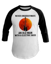 Never Underestimate An Old Man With A ElectricBass Baseball Tee tile