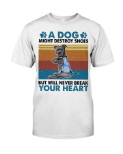 A Dog Will Never Break Your Heart Classic T-Shirt tile