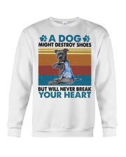 A Dog Will Never Break Your Heart Crewneck Sweatshirt tile