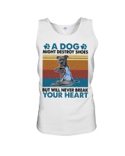 A Dog Will Never Break Your Heart Unisex Tank tile