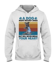 A Dog Will Never Break Your Heart Hooded Sweatshirt tile
