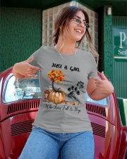 Just A Girl Who Loves Fall And Dogs Ladies T-Shirt apparel-ladies-t-shirt-lifestyle-01