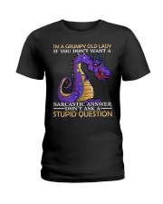 I'm A Grumpy Old Lady Ladies T-Shirt front