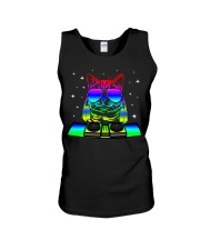 Cat DJ Unisex Tank tile