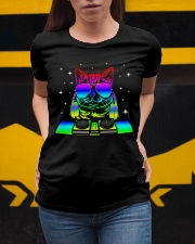 Cat DJ Ladies T-Shirt apparel-ladies-t-shirt-lifestyle-04