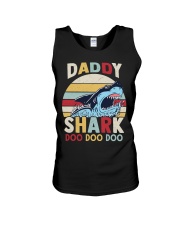 Daddy Shark Design Unisex Tank tile