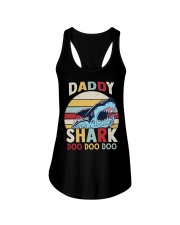 Daddy Shark Design Ladies Flowy Tank tile