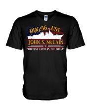 DDG-56 USS V-Neck T-Shirt tile