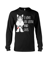 I Love Jiu Jitsu And Cats Long Sleeve Tee tile