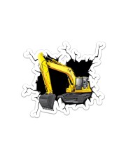 Excavator Sticker - Single (Horizontal) front