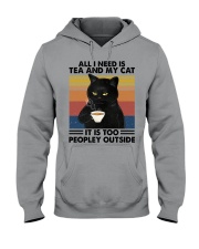 All I Need Is Tea And My Cat Hooded Sweatshirt tile