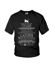 I Am A Crazy Cat Lady Youth T-Shirt tile