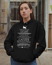 I Am A Crazy Cat Lady Hooded Sweatshirt apparel-hooded-sweatshirt-lifestyle-08