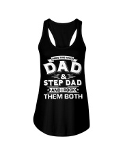 I Have 2 Tittles Dad And Step Dad Ladies Flowy Tank tile