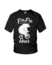 Papa Bear Cool Design Youth T-Shirt tile