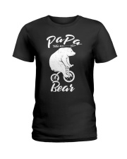 Papa Bear Cool Design Ladies T-Shirt front