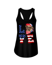 Love Dog Ladies Flowy Tank tile