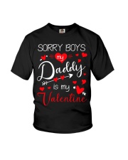 My Daddy Is My Valentine Youth T-Shirt tile
