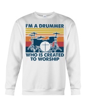 I'm A Drummer - Who Is Created To Worship Crewneck Sweatshirt tile