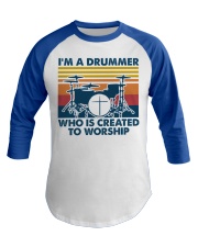 I'm A Drummer - Who Is Created To Worship Baseball Tee tile