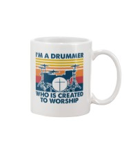 I'm A Drummer - Who Is Created To Worship Mug tile