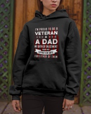 Proud To Be A Veteran And Dad Hooded Sweatshirt apparel-hooded-sweatshirt-lifestyle-front-03