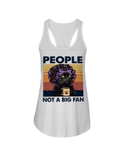 People - Not A Big Fan Ladies Flowy Tank tile