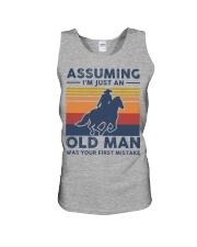 Assuming Im Just An Old Man Was Your First Mistake Unisex Tank tile