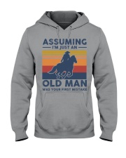 Assuming Im Just An Old Man Was Your First Mistake Hooded Sweatshirt tile
