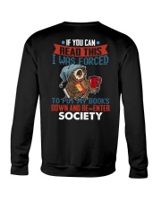 I Was Forced To Put My Book Down Crewneck Sweatshirt tile