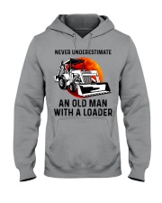 Never Underestimate An Old Man With A Loader Hooded Sweatshirt tile